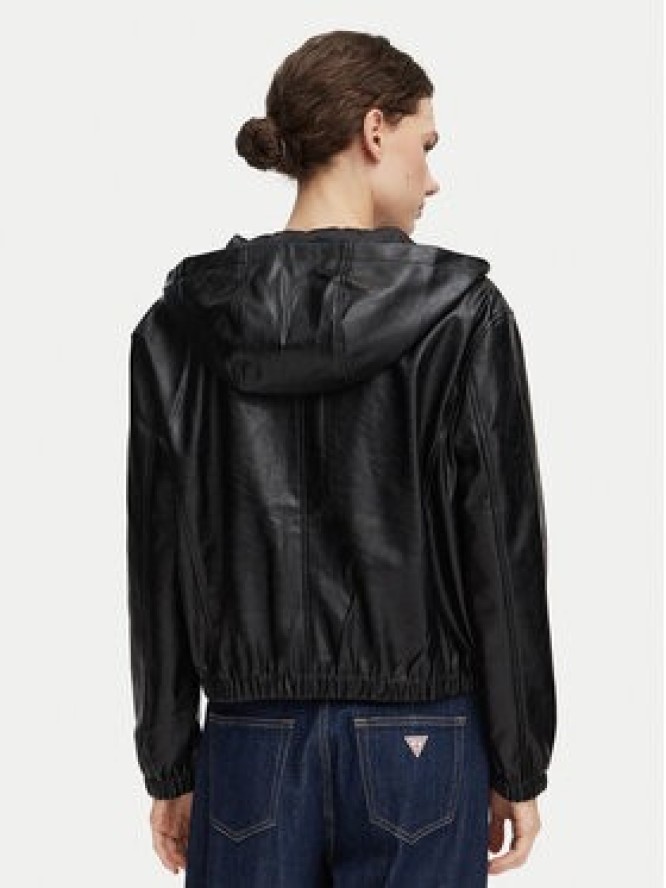 Calvin Klein Jeans Kurtka z imitacji skóry LV047G516G Czarny Regular Fit