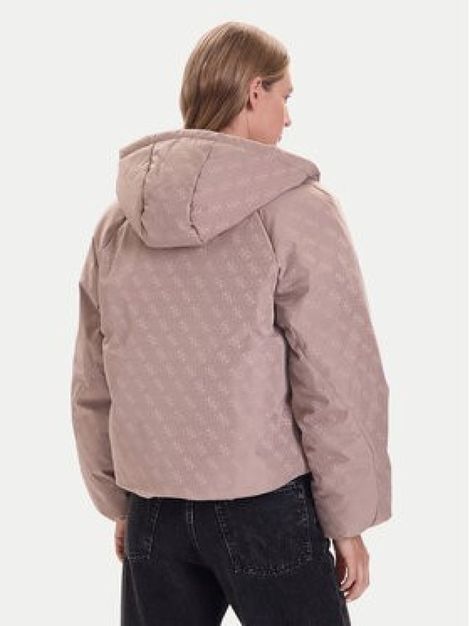 Guess Kurtka zimowa V5BL07 WGLW2 Beżowy Relaxed Fit