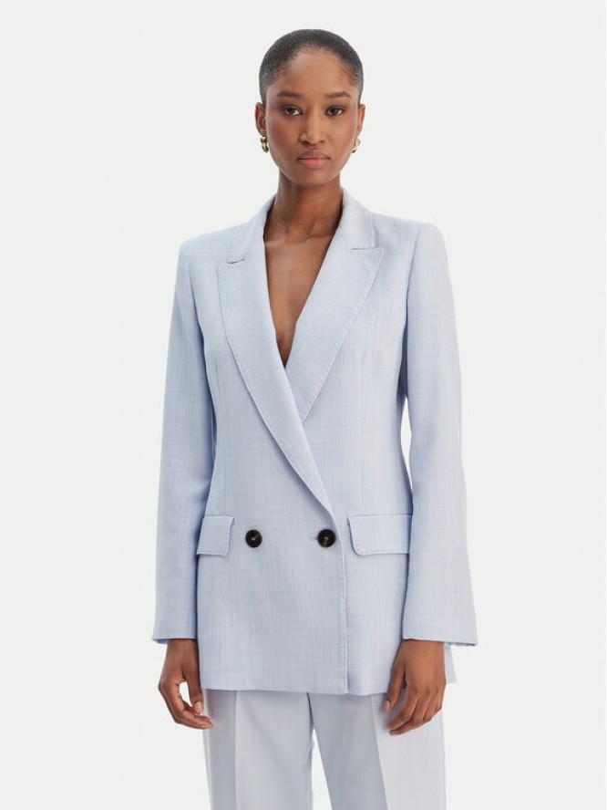 Marella Marynarka Canzone 2613041151 Błękitny Regular Fit