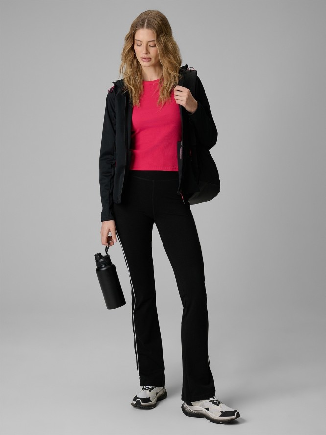 4F Kurtka softshell wiatroodporna membrana 5000 damska - czarna XL