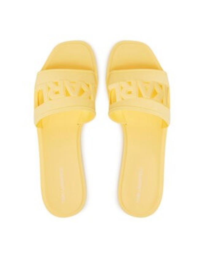 KARL LAGERFELD Klapki KL80005T Złoty