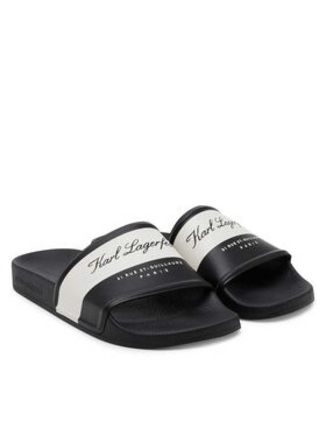 KARL LAGERFELD Klapki Kondo 2.0 KL80923 Czarny