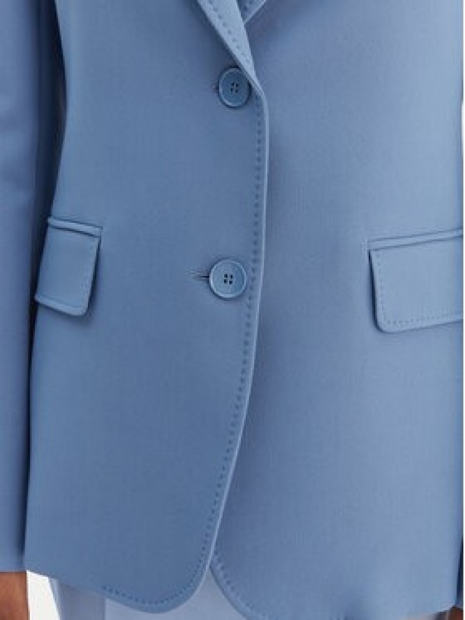 Weekend Max Mara Marynarka Uva 2615041061 Błękitny Slim Fit