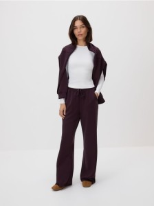 Gładki longsleeve - biały