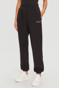 GUESS Czarne damskie spodnie dresowe Cecilia, Rozmiar L