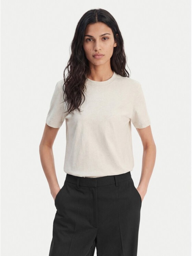 Calvin Klein T-Shirt LV044C905G Szary Regular Fit