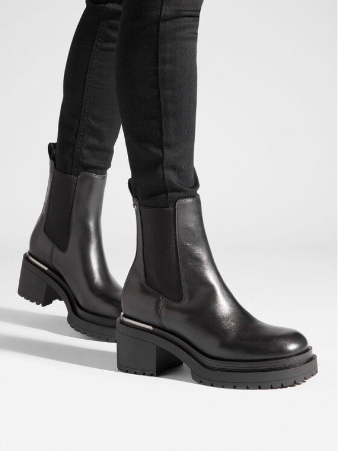 DKNY Botki Patria K3340304 Czarny