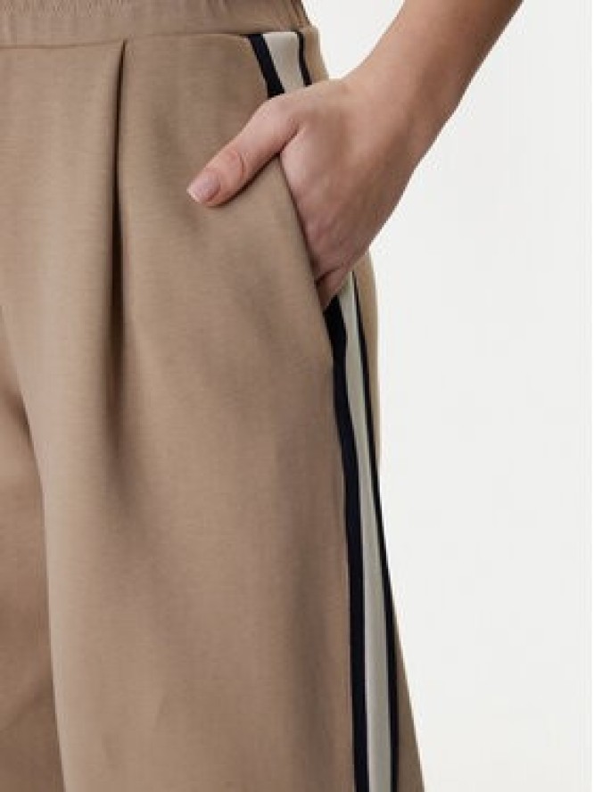 Weekend Max Mara Spodnie dresowe Perdoni 2615781051 Beżowy Wide Leg