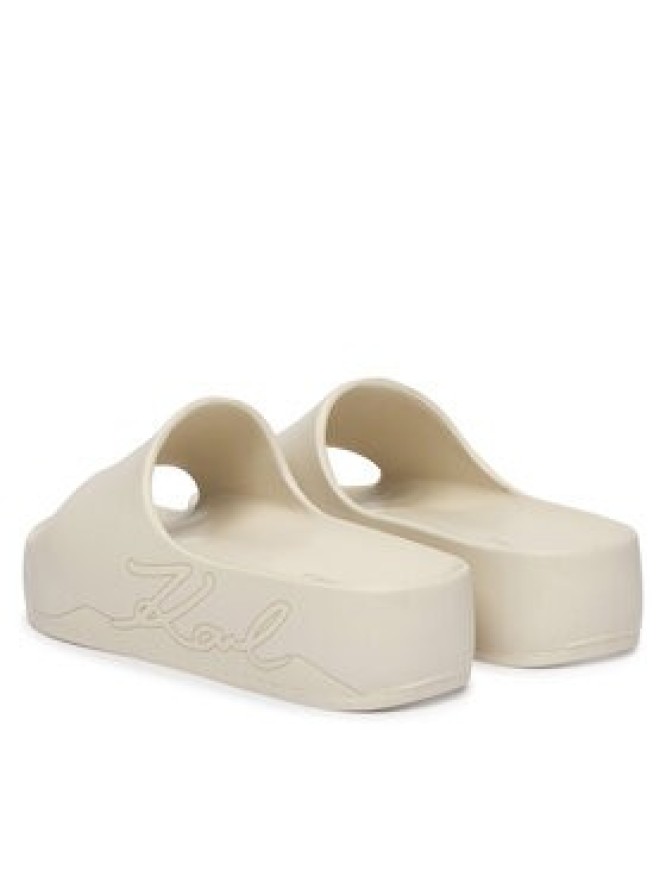KARL LAGERFELD Klapki Kobo II KL86048F Écru