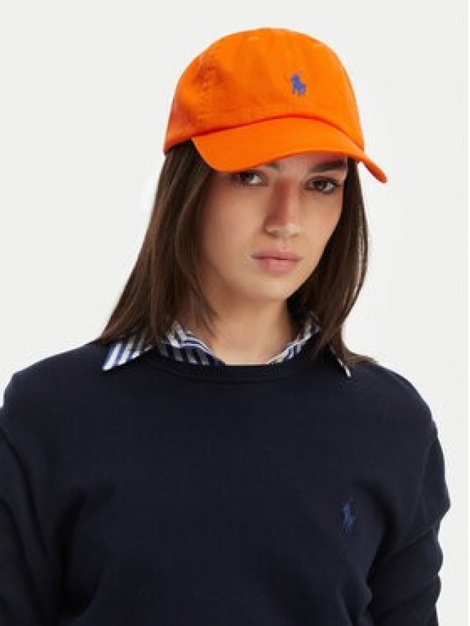 Polo Ralph Lauren Czapka z daszkiem Cls Sprt Cap 211912843009 Pomarańczowy