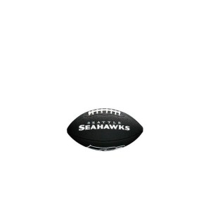 Mini Ballon de Football Américain Wilson NFL team logo Seattle Seahawks Noir