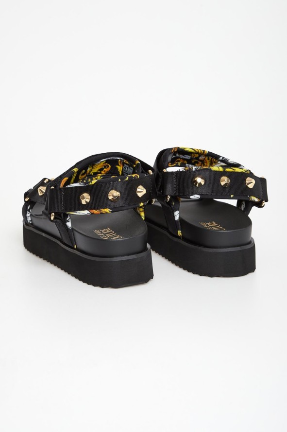 Sandały damskie na platformie VERSACE JEANS COUTURE