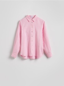 Lniana koszula - różowy