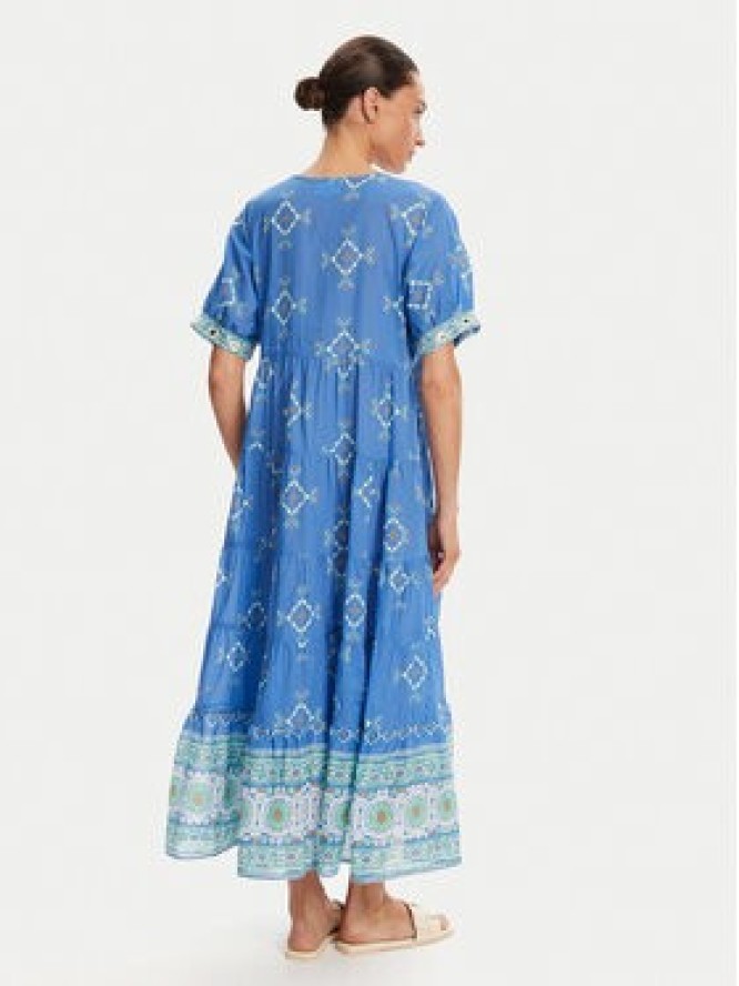 Iconique Sukienka letnia IC25-092 Niebieski Relaxed Fit