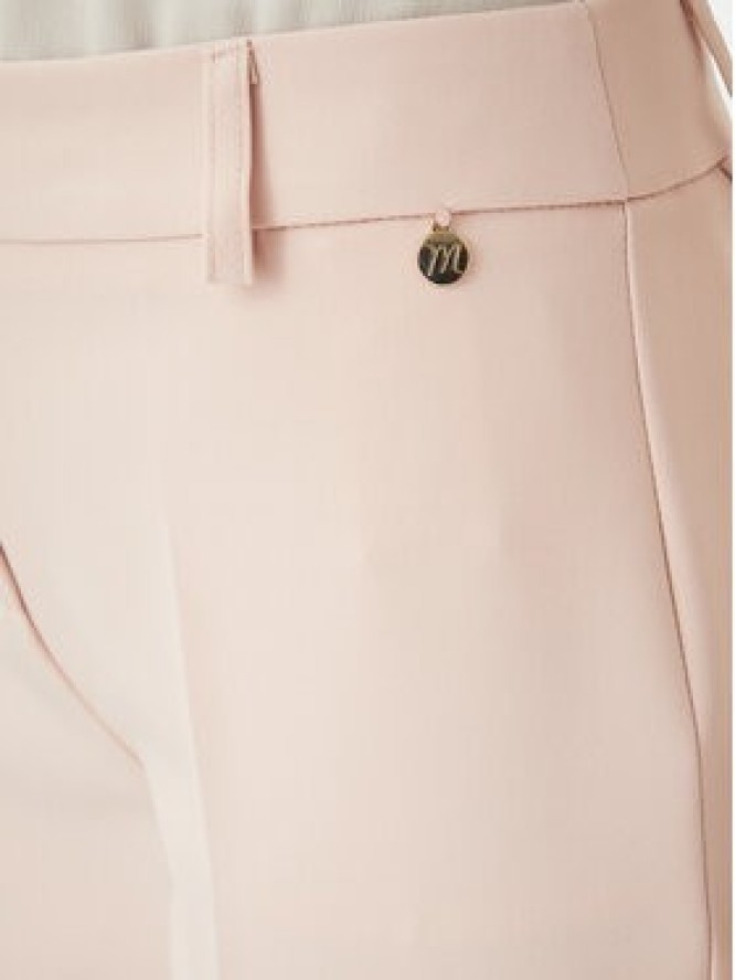 Maryley Spodnie materiałowe 26EB52Z/43PY Różowy jasny Regular Fit