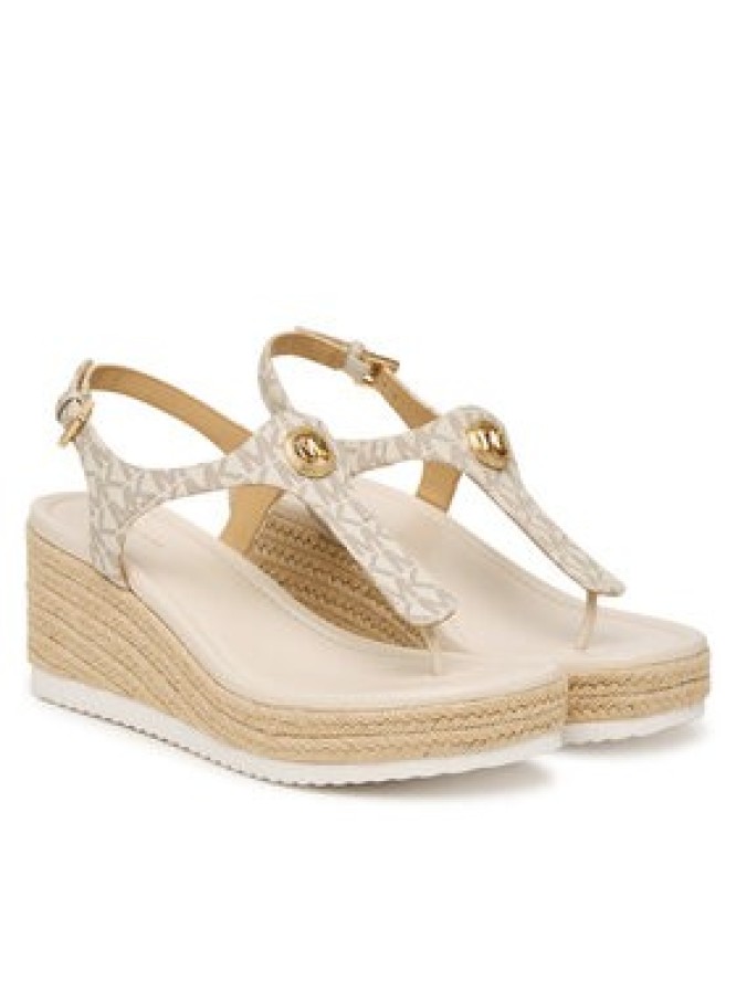 MICHAEL Michael Kors Espadryle Val Thong Wedge 40S6VAMS1B Écru