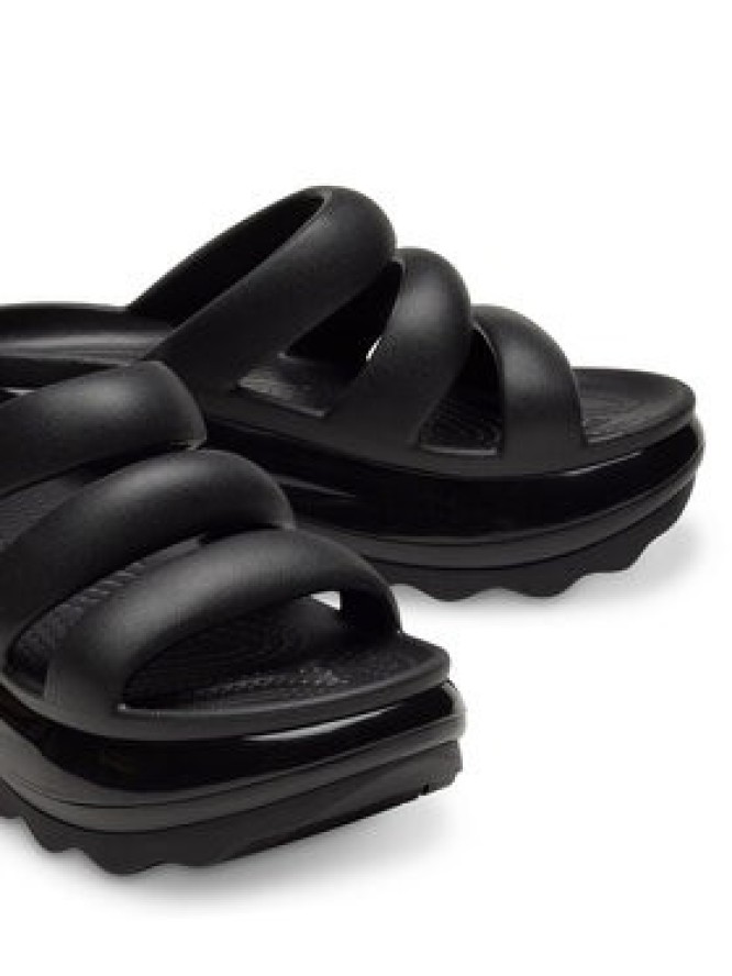Crocs Klapki Mega Crush Triple Strap 209842 Czarny