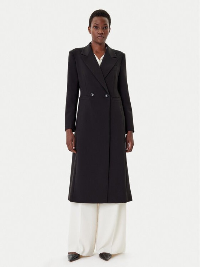 French Connection Płaszcz przejściowy 70ZAA Czarny Regular Fit