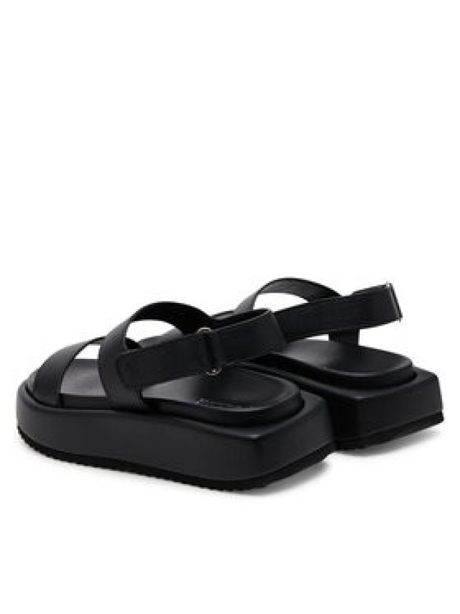 Pollini Sandały SA16155G1MTL0000 Czarny