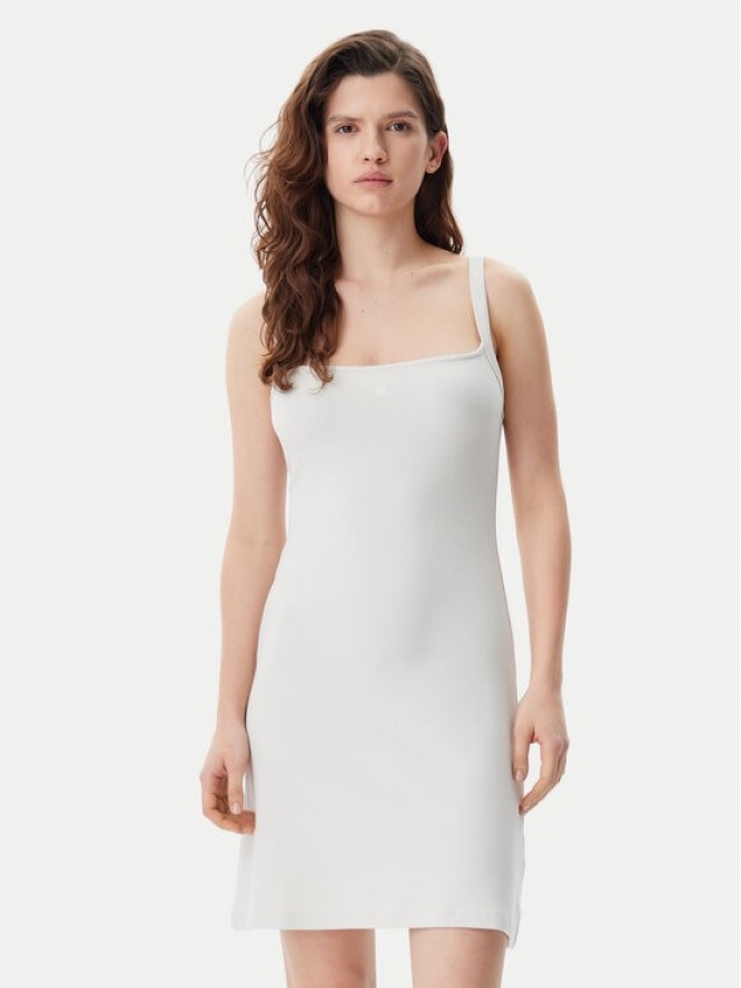 Calvin Klein Jeans Sukienka letnia J20J225272 Szary Slim Fit