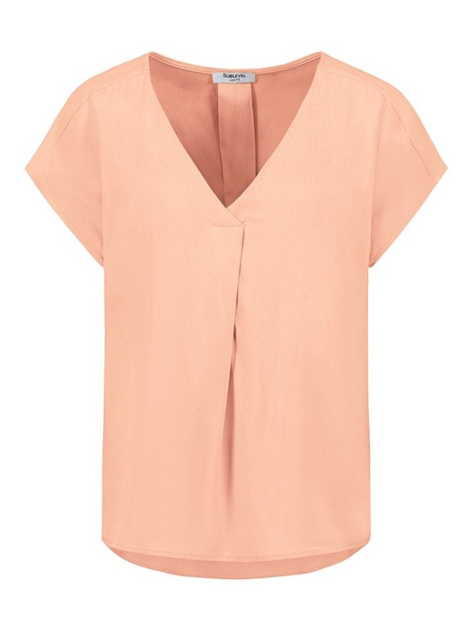Sublevel Bluzka w kolorze brzoskwiniowym rozmiar: M