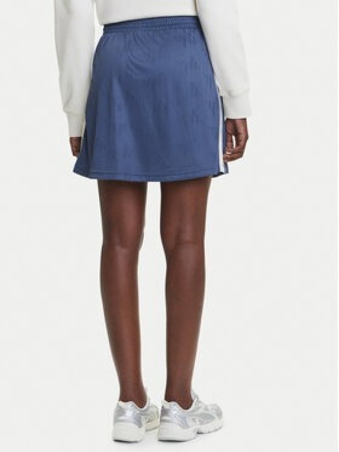 adidas Spódnica dresowa Stadium 3-Stripes Tennis Inspired Jacquard JV5632 Niebieski Regular Fit