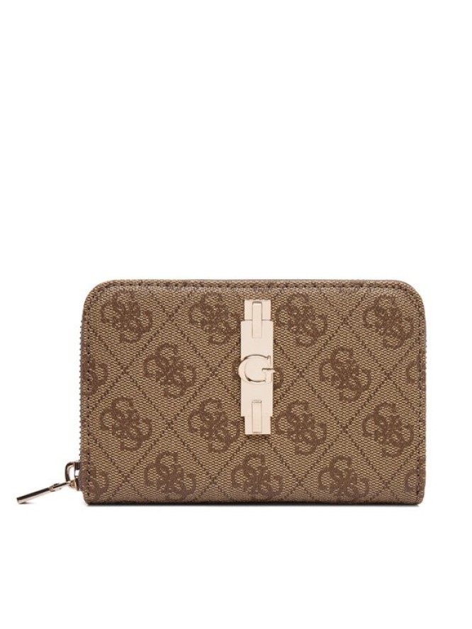 Guess Portfel Yvonne Logo Slg SWSG23 78140 Beżowy ciemny