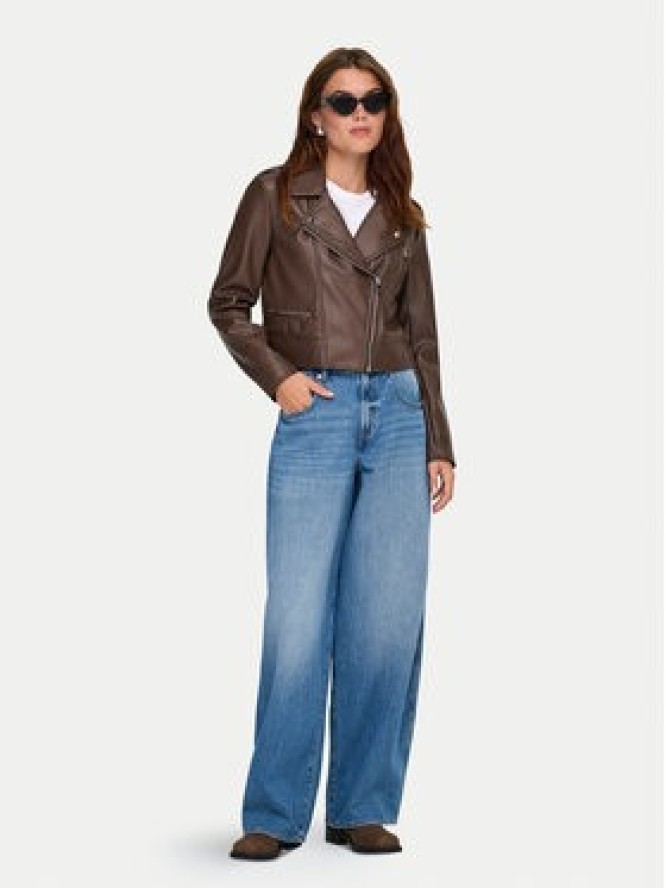 ONLY Kurtka z imitacji skóry Carmen 15361396 Brązowy Regular Fit
