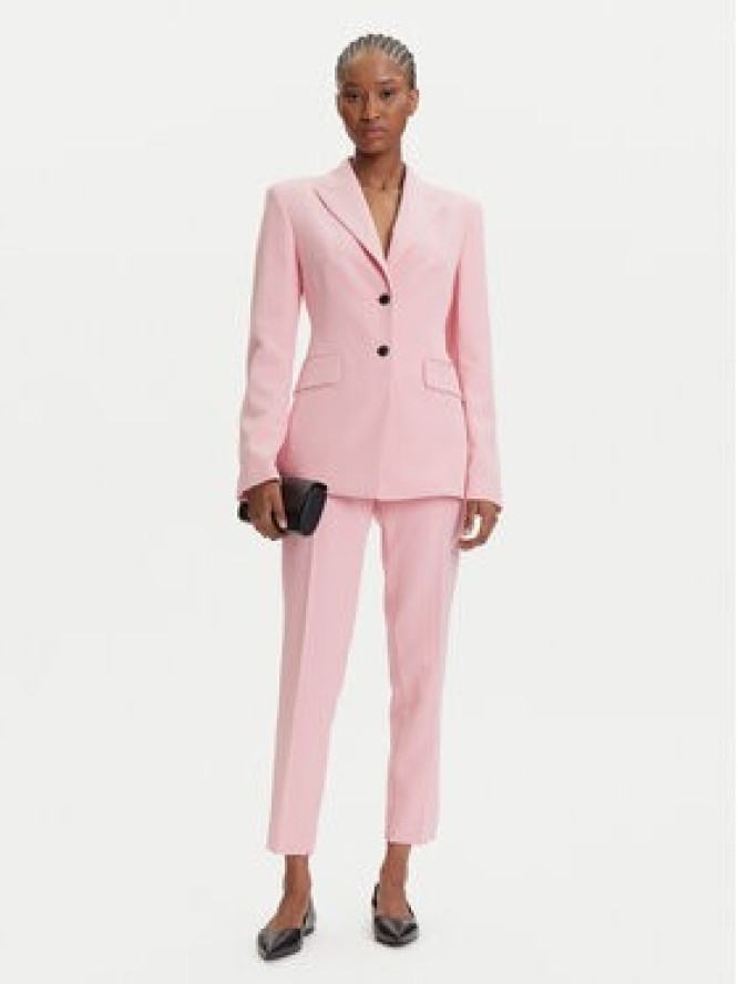 HUGO Marynarka Asmalla-1 50533901 Różowy Slim Fit