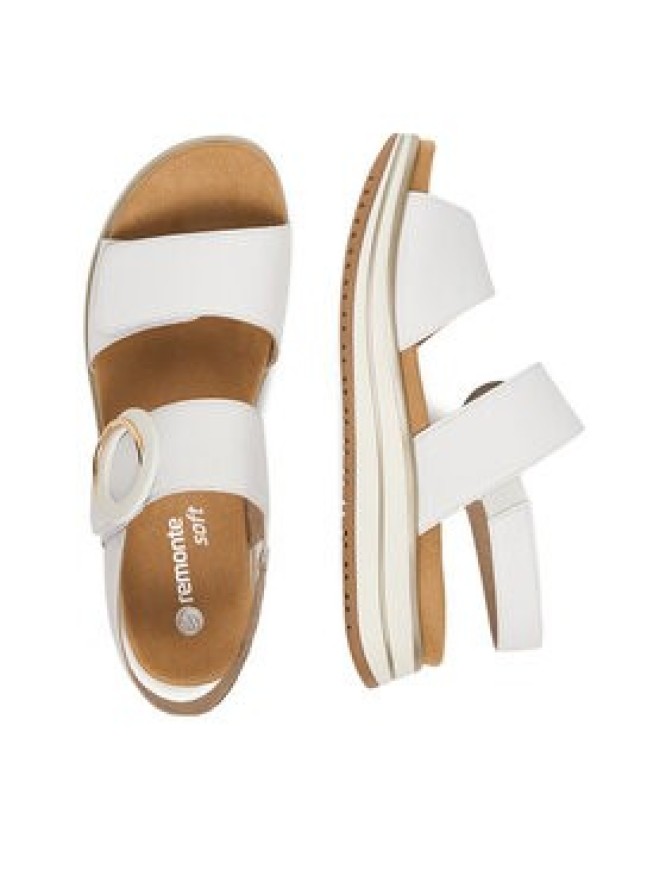 Remonte Sandały CEO-D1J63-80 Biały