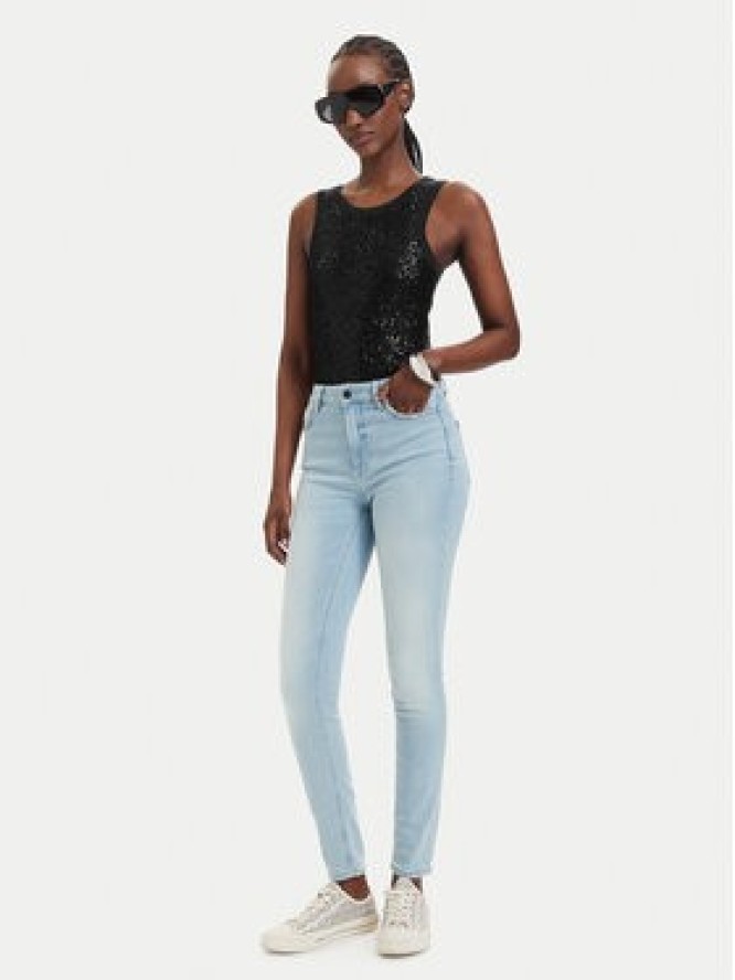 Guess Top W6GP26 K3157 Czarny Slim Fit