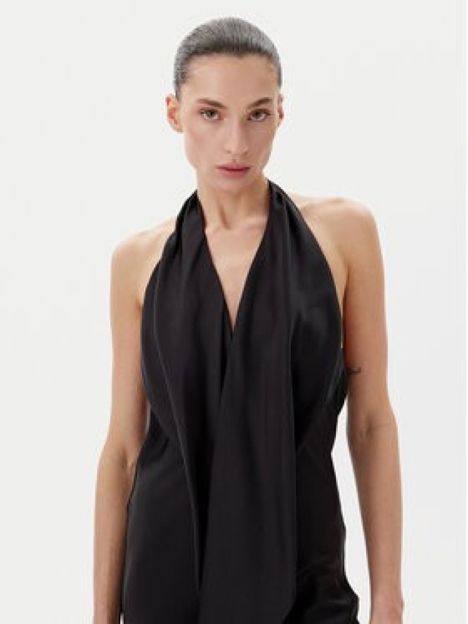 Eleh Sukienka wieczorowa ESS250036 Czarny Regular Fit