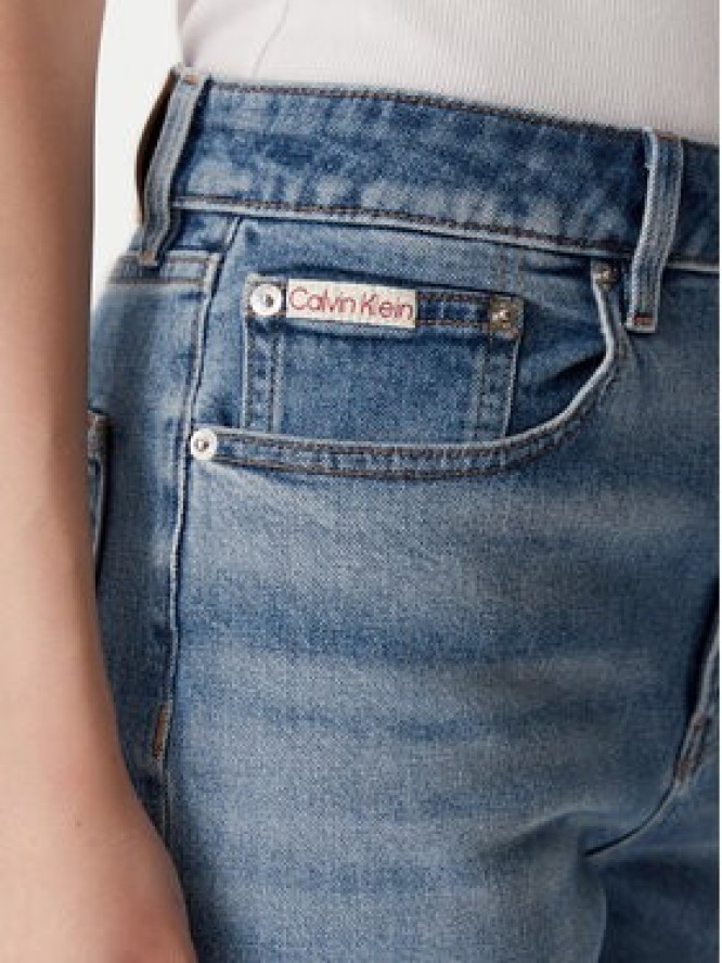 Calvin Klein Jeans Jeansy LV047F951G Niebieski Mom Fit