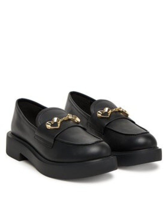 LOVE MOSCHINO Loafersy JA10094G1NIA000038 Czarny