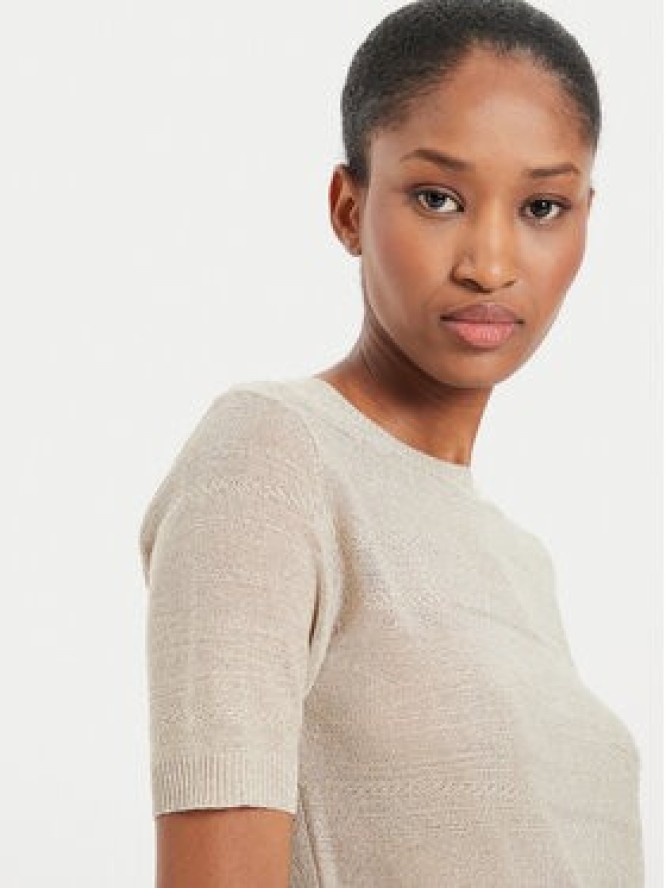 Marella Sweter 2423366231 Beżowy Regular Fit