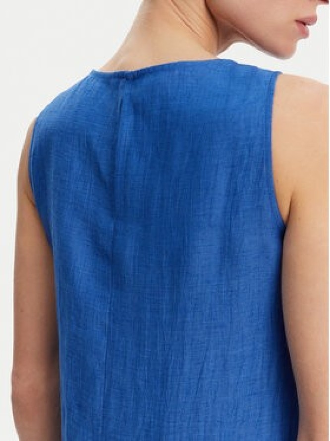 KAOS Sukienka letnia RP1MR066 Niebieski Regular Fit