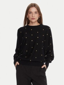 Lola Casademunt by Maite Sweter MF2511023 Czarny Oversize