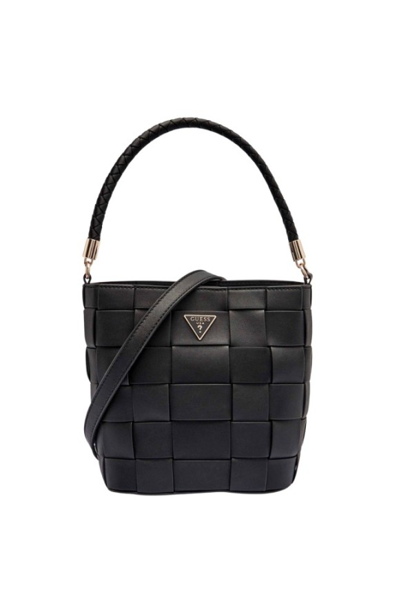 GUESS Czarna torebka damska Maylee Bucket
