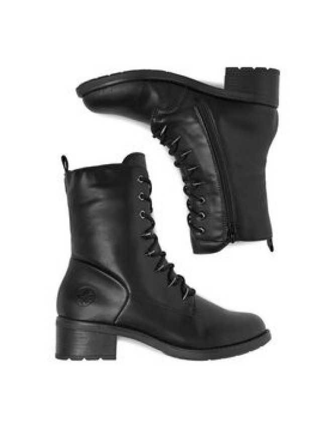 Rieker Trzewiki 75430-00 Czarny