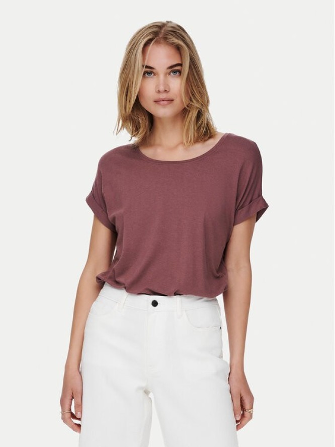 ONLY T-Shirt Moster 15106662 Różowy Regular Fit