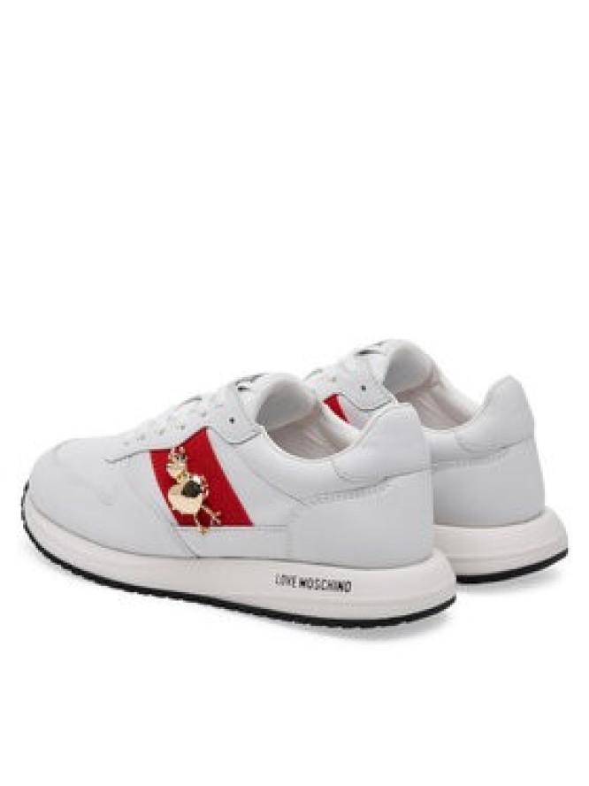 LOVE MOSCHINO Sneakersy JA15373G1MIAL10A Biały