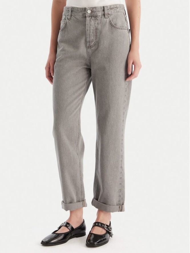 Marella Jeansy Tomboy 2523186074 Szary Loose Fit