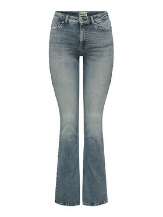 ONLY Jeansy Blush 15353693 Niebieski Flare Fit