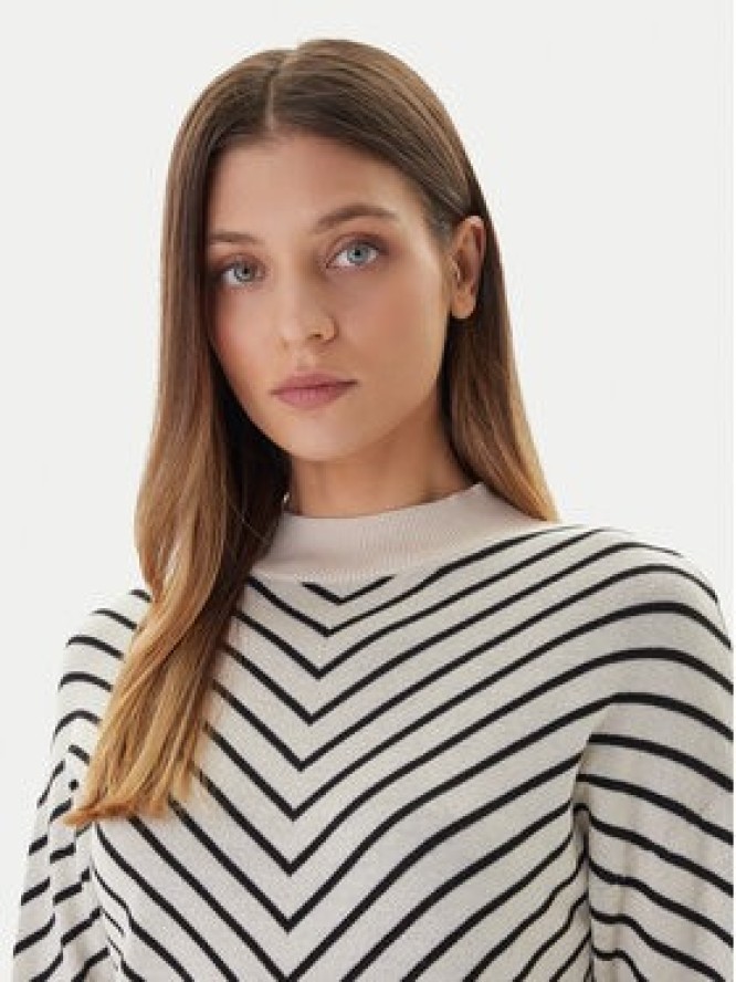 Vero Moda Sweter Capricorn 10331893 Beżowy Regular Fit