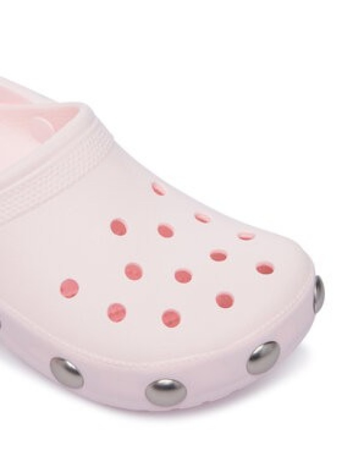 Crocs Klapki Classic Big Studded Clog 214236 Różowy jasny