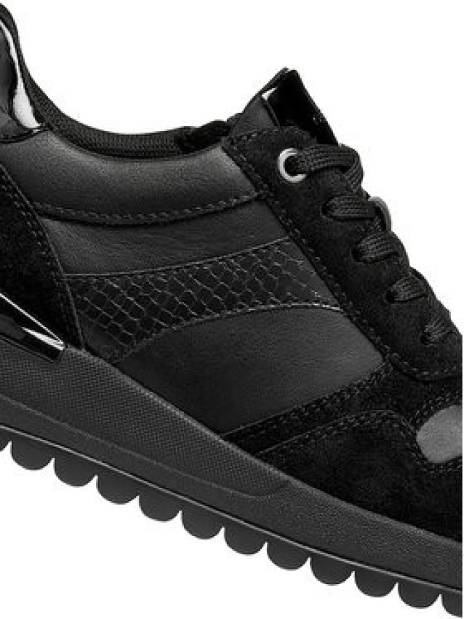 Geox Sneakersy D Desya D5600B 08522 C9999 Czarny