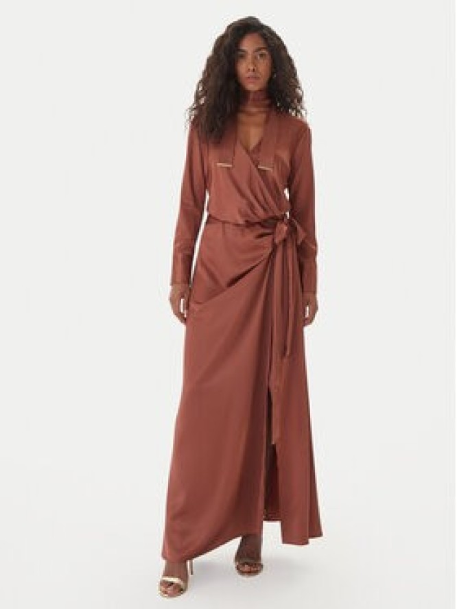 Marciano Guess Sukienka wieczorowa 5GGK00 7246A Bordowy Regular Fit