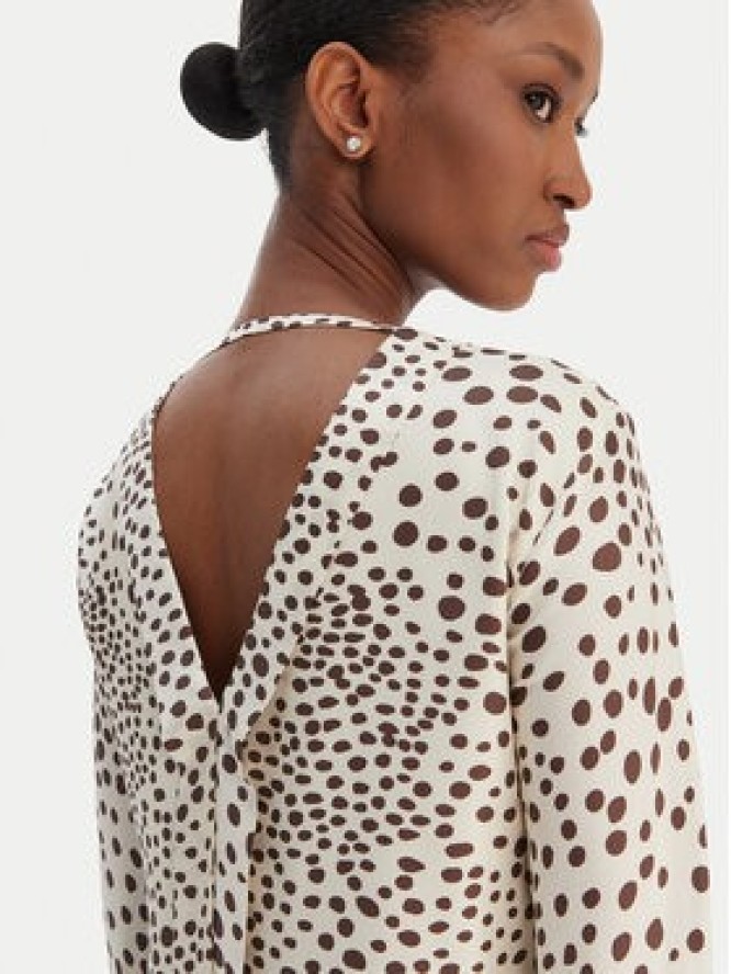 Marella Sukienka codzienna Samba 2613221171 Écru Regular Fit