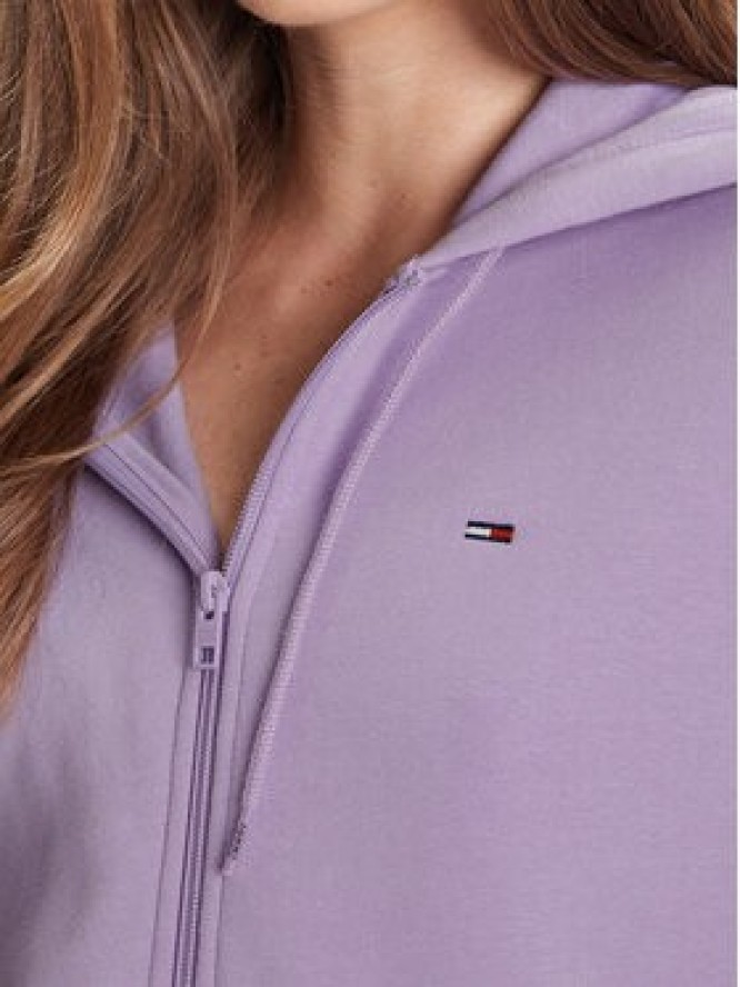 Tommy Jeans Bluza Flag DW0DW19729 Fioletowy Regular Fit