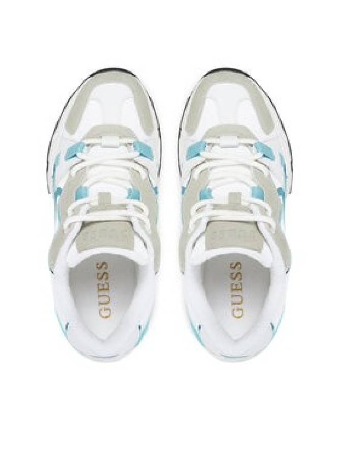 Guess Sneakersy FLJCAR ELE12 Niebieski